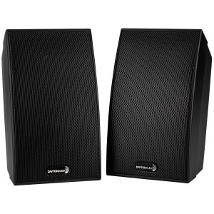 Dayton Audio SAT-BK 3-3/4" 2-Way Satellite Speaker Pair Black